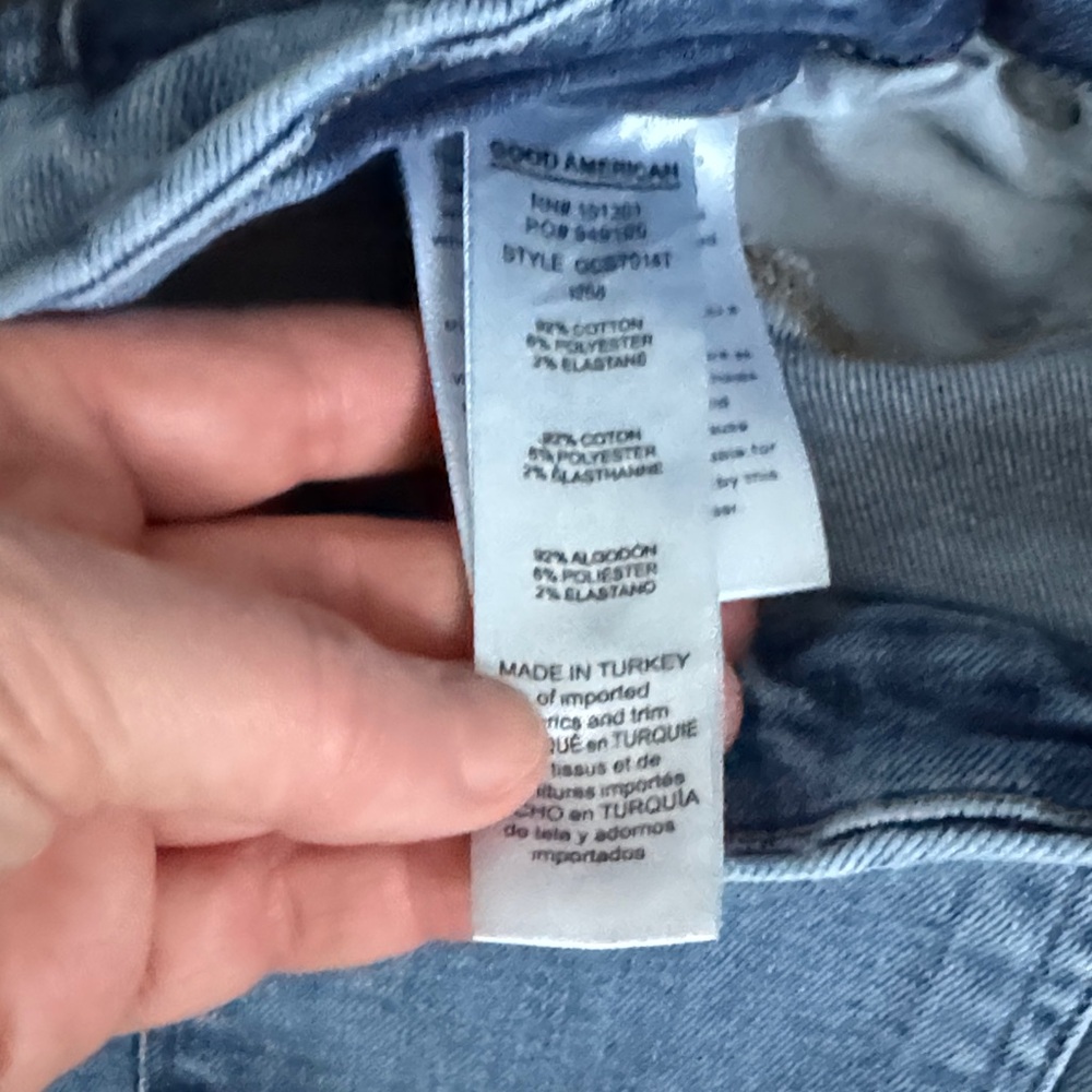 Good American Light Blue Denim Jeans, 10/30 - Picture 5 of 5